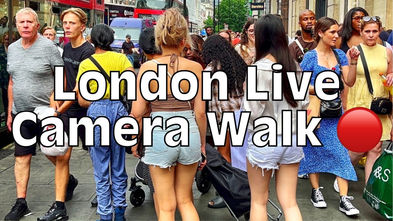 London Live Camera Walk | London City Heatwave Walk | London Live Streaming Walk