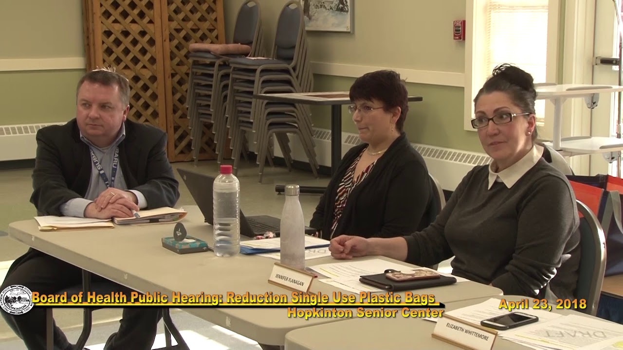 Board of Health Public Hearings: April 23, 2018