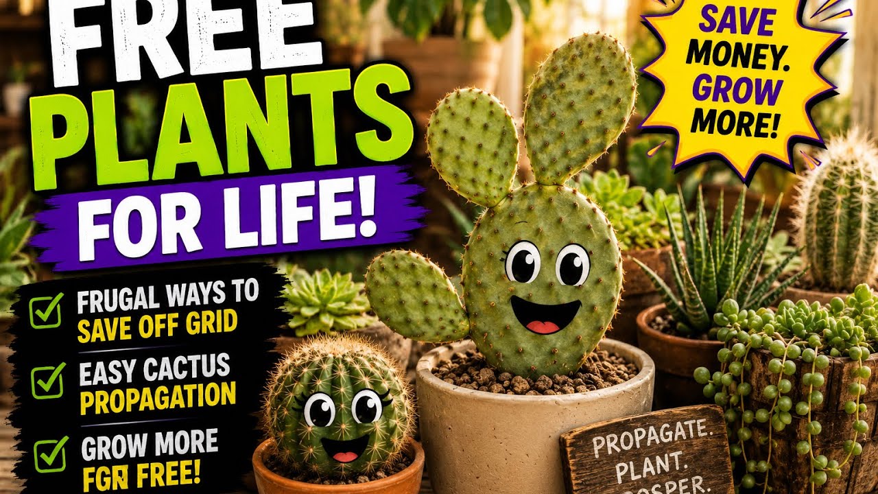 🌵Free #plants for life: #frugal ways to save when living #off grid 🌵