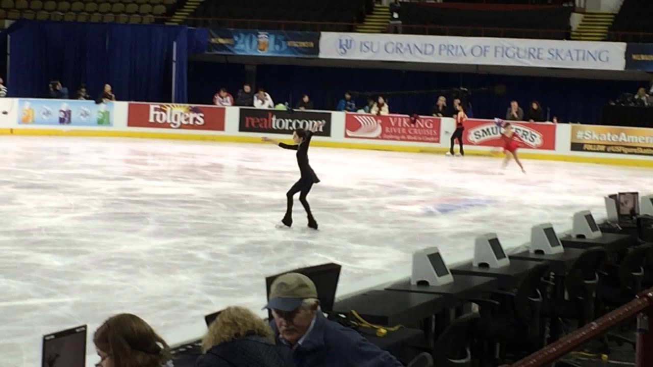 Evgenia Medvedeva - Skate America 2015 - free skate run through