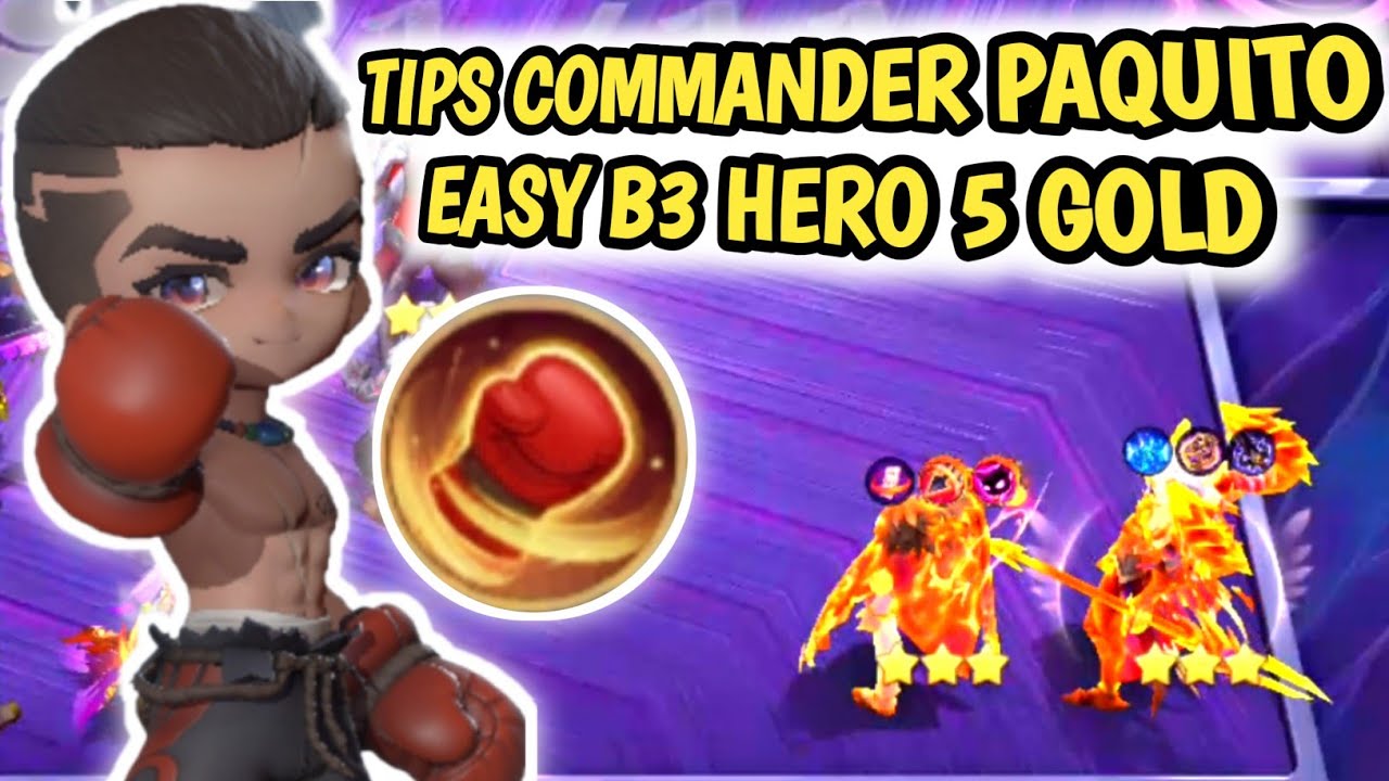 GAMEPLAY NEW COMMANDER PAQUITO | CARA BERMAIN COMMANDER PAQUITO #magicchessgogo #mcgogo #gochessgo 