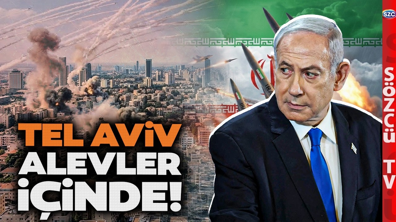İran ve Hizbullah'tan Ortak Saldırı! Demir Kubbe Darmadağın! Tel Aviv'e Füze Yağıyor