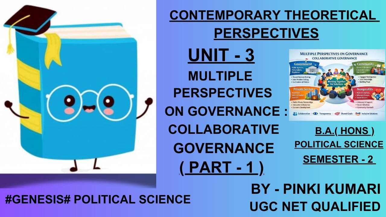 MULTIPLE PERSPECTIVES ON GOVERNANCE : COLLABORATIVE GOVERNANCE | PART - 1 |
