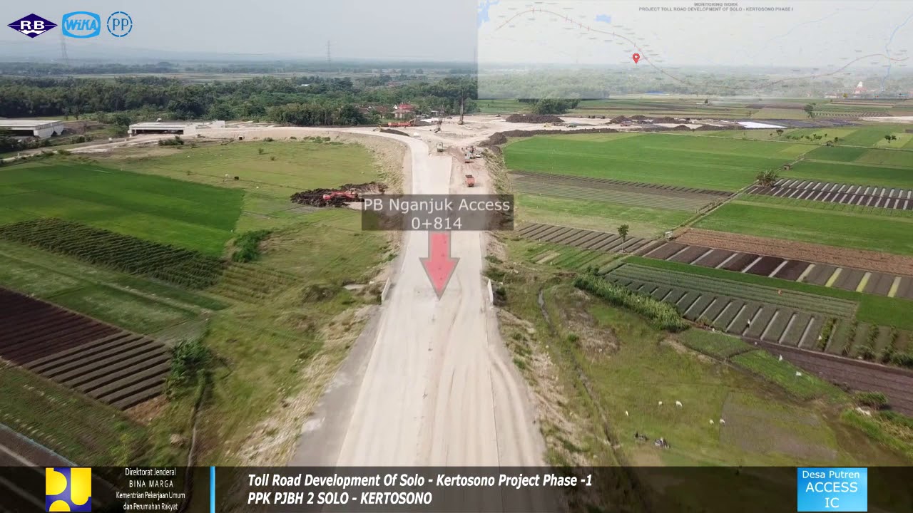 Jalan Tol Wilangan - Saradan - Nganjuk - Kertosono April 2018