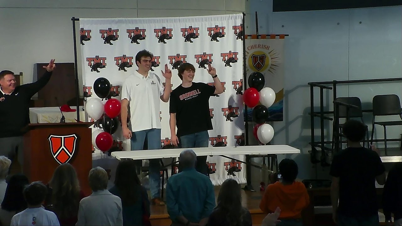 Signing Day!  Corbin Crocker and Magnus Mayer