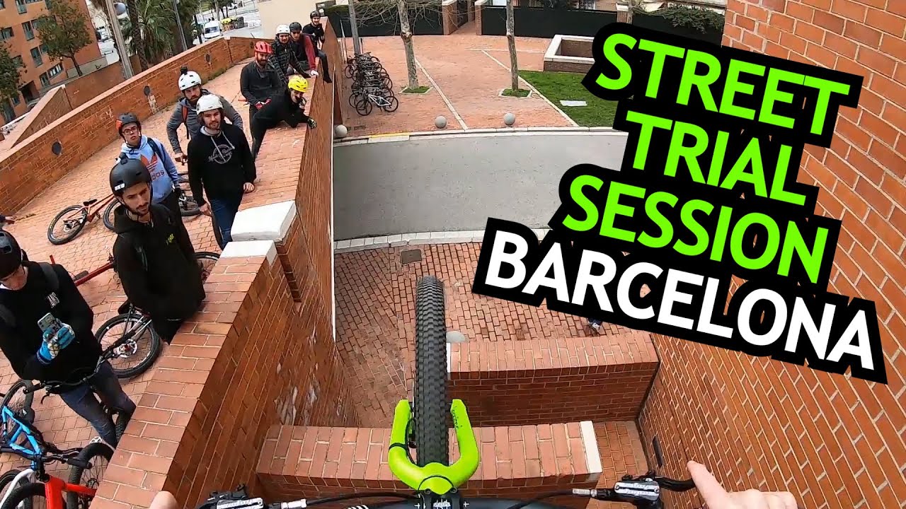 NEJVĚTŠÍ STREET TRIAL SESSION V BARCELONĚ