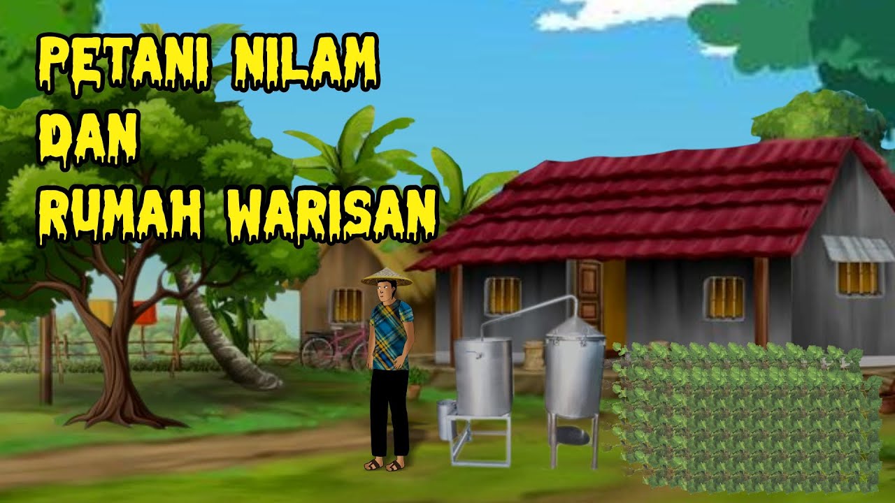 Petani Nilam dan Rumah Warisan, Katanya Jangan Menyisir Rambut Saat Magrib | Animasi Drama, #horror