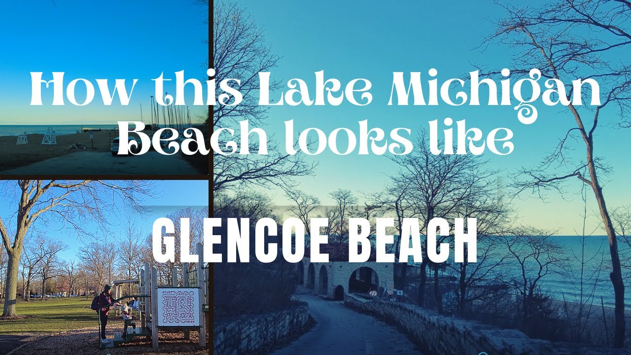 How this Lake Michigan Beach looks like || Northshore Beach IL || Glencoe Beach ||  Bangla Vlog USA