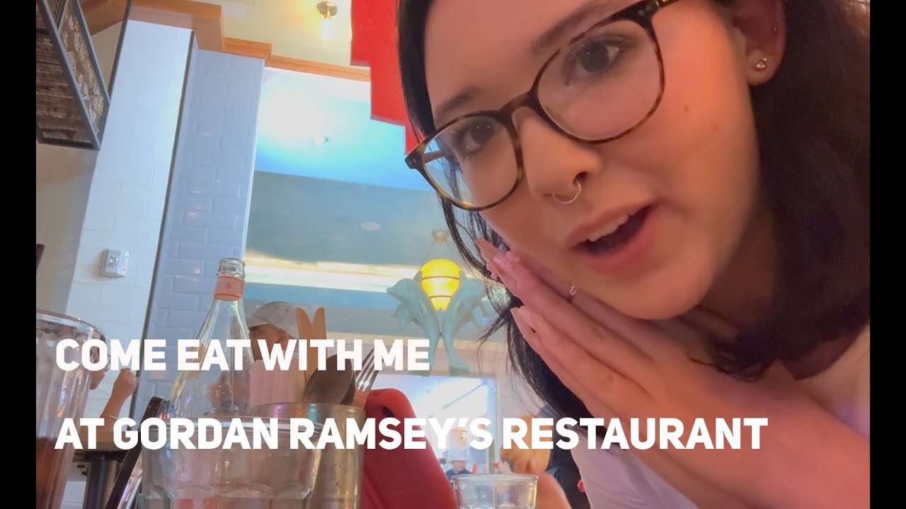 COME EAT WITH ME AT GORDAN RAMSAY'S RESTAURANT !