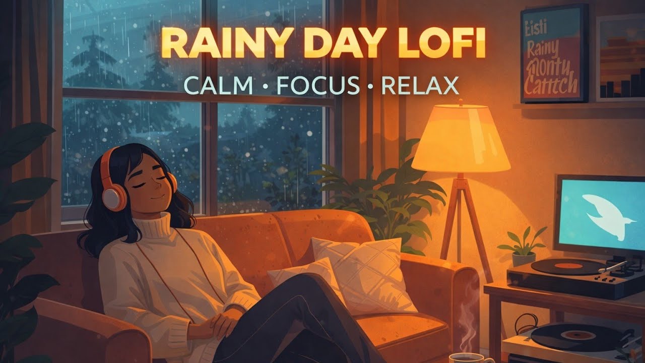 Rainy Day Lofi 🌧️ | Calm Beats for Study, Focus & Relax