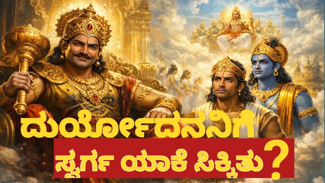 ಇಷ್ಟೊಂದು ಪಾಪಗಳಿದ್ದರೂ ದುರ್ಯೋಧನನು ಸ್ವರ್ಗವನ್ನು ಹೇಗೆ ತಲುಪಿದನು? | ಮಹಾಭಾರತದ ಅತಿದೊಡ್ಡ ರಹಸ್ಯ”