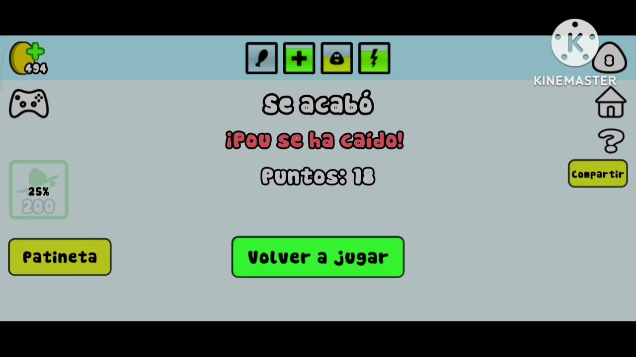 Pou Game over effects effects 