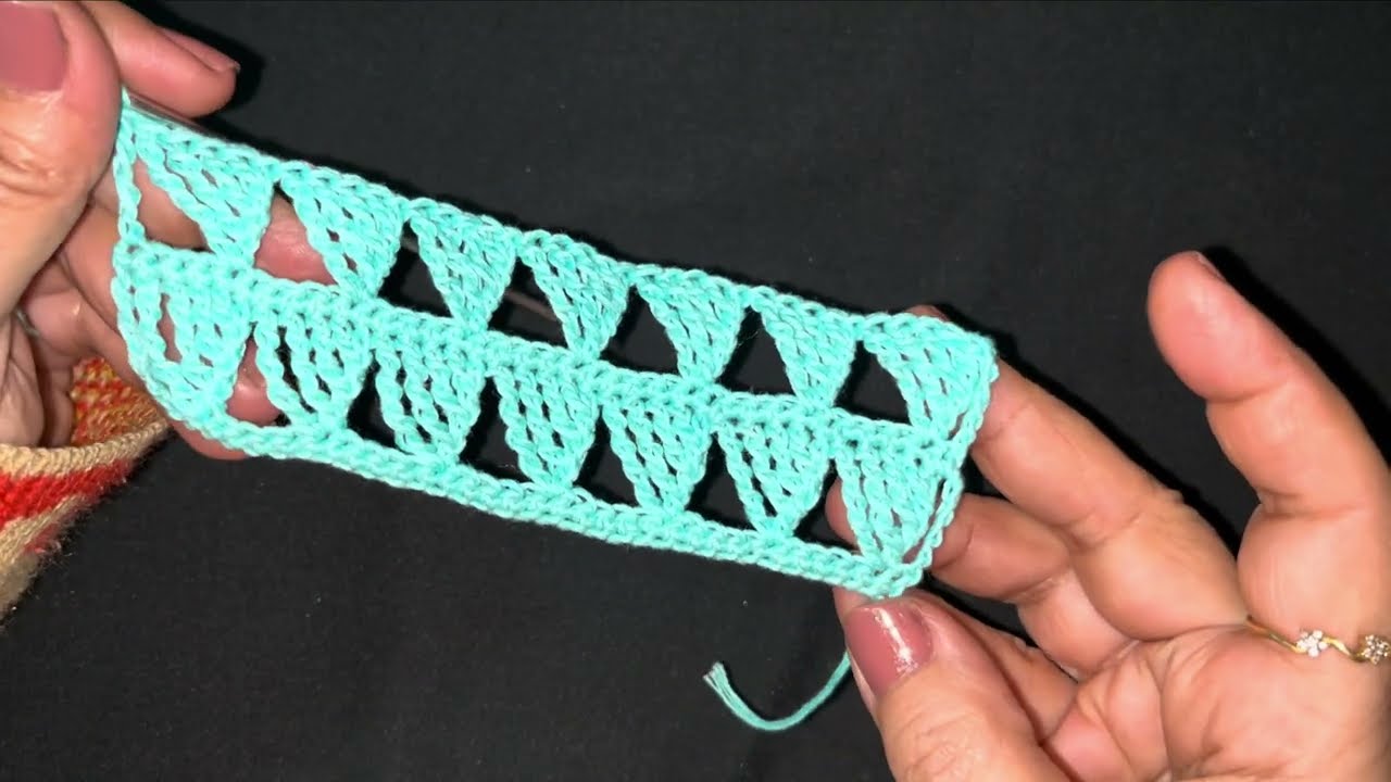😍Super Crochet Pattern !Elegant Triangle Crochet Pattern!🤩
