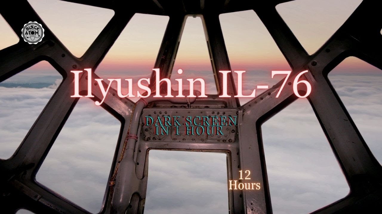 Soothing Sounds of Flight: Relaxing IL-76 Engine Hum for Deep Sleep
