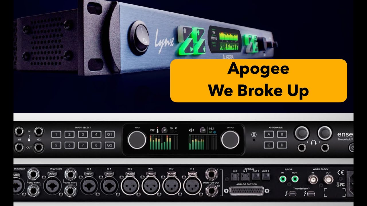 Apogee sorry time to go!