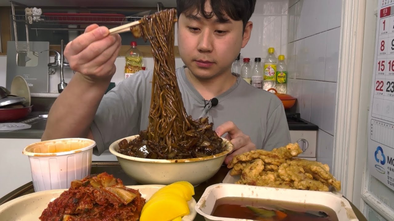 중국집 A세트 짜장1+탕수육입니다