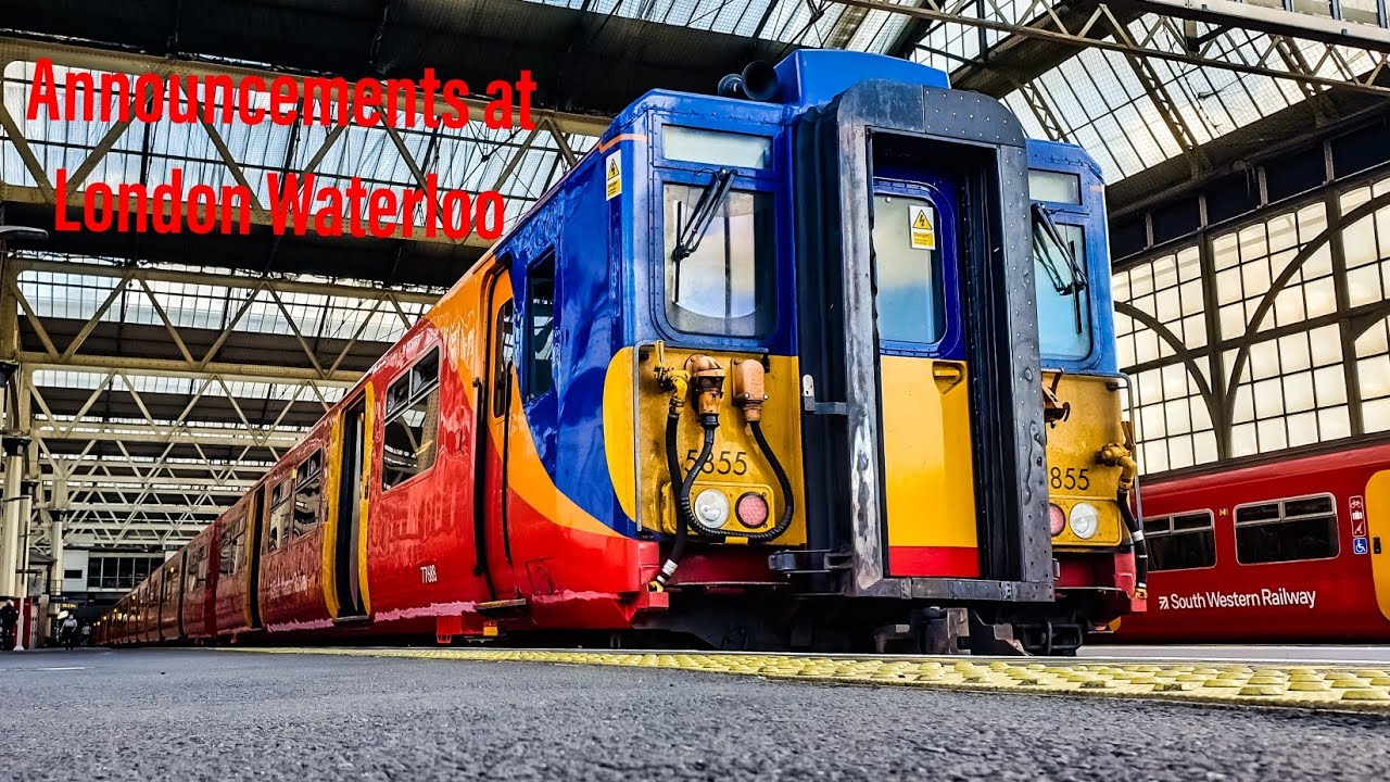 Announcements at: London Waterloo (2021)