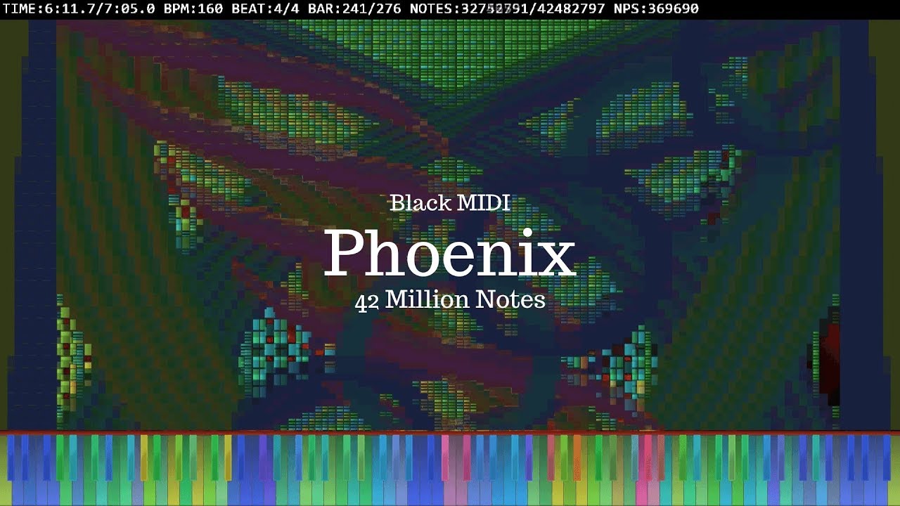 Black MIDI - Phoenix - 42 Million Notes