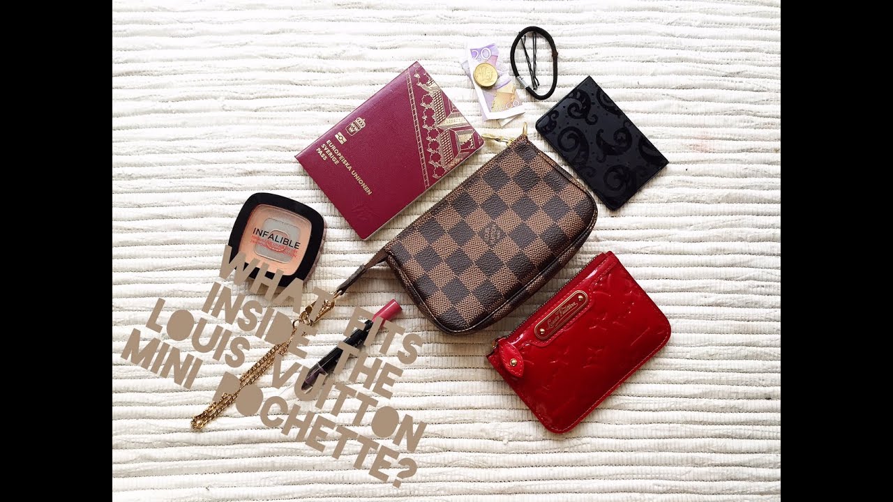 WHAT FITS INSIDE/HOW I USE - LOUIS VUITTON MINI POCHETTE!