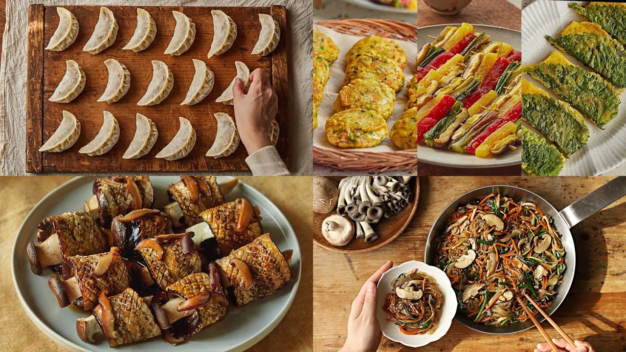 Vegetarian version of Korean holiday food
