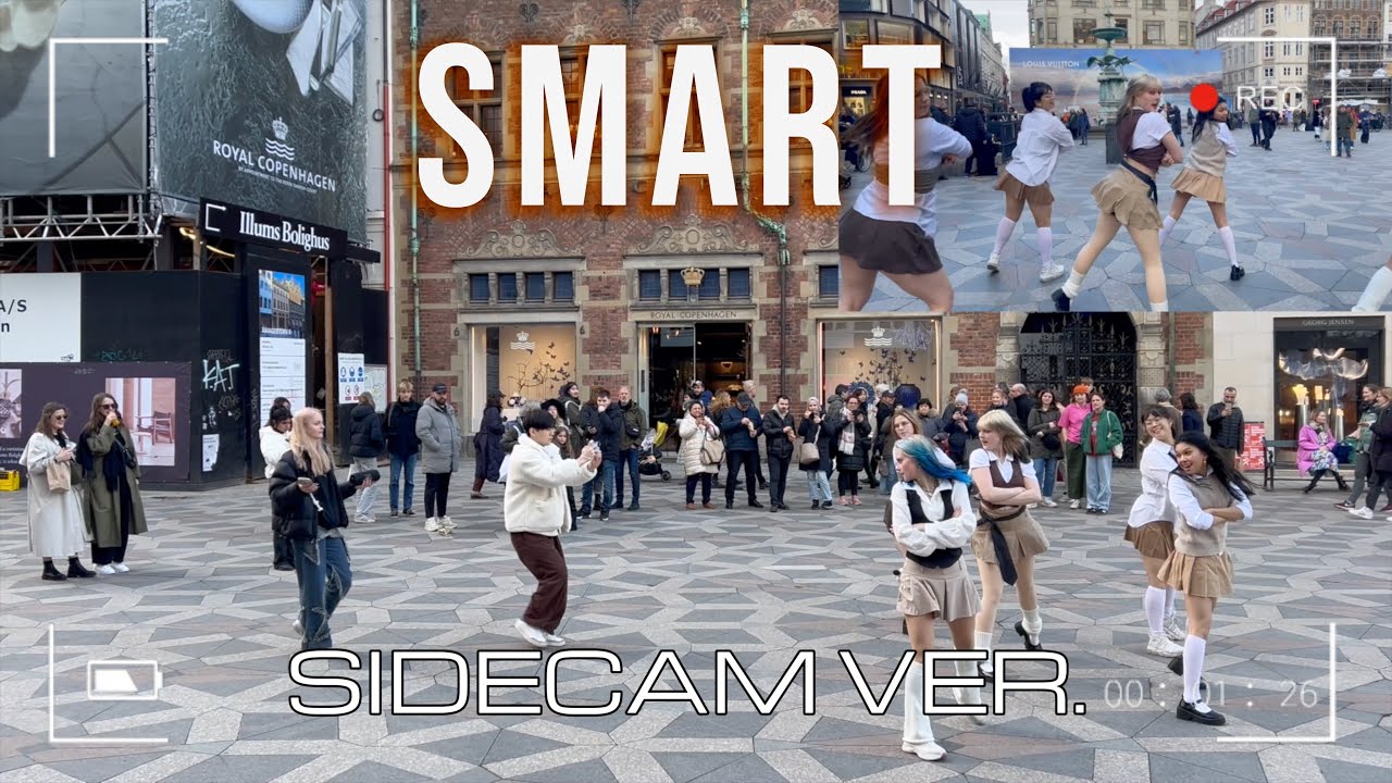 [KPOP IN PUBLIC, SIDECAM, DENMARK] LE SSERAFIM (르세라핌) - ‘Smart’ DANCE COVER | EUNOIA DANCE CREW