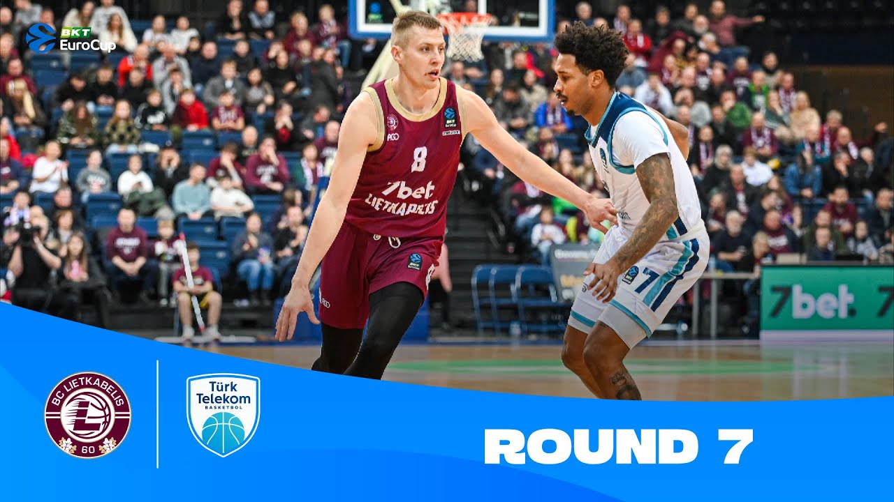 7-bet Lietkabelis Panevezys-Turk Telekom Ankara | Обзор 7-го тура | Еврокубок BKT 2023-24