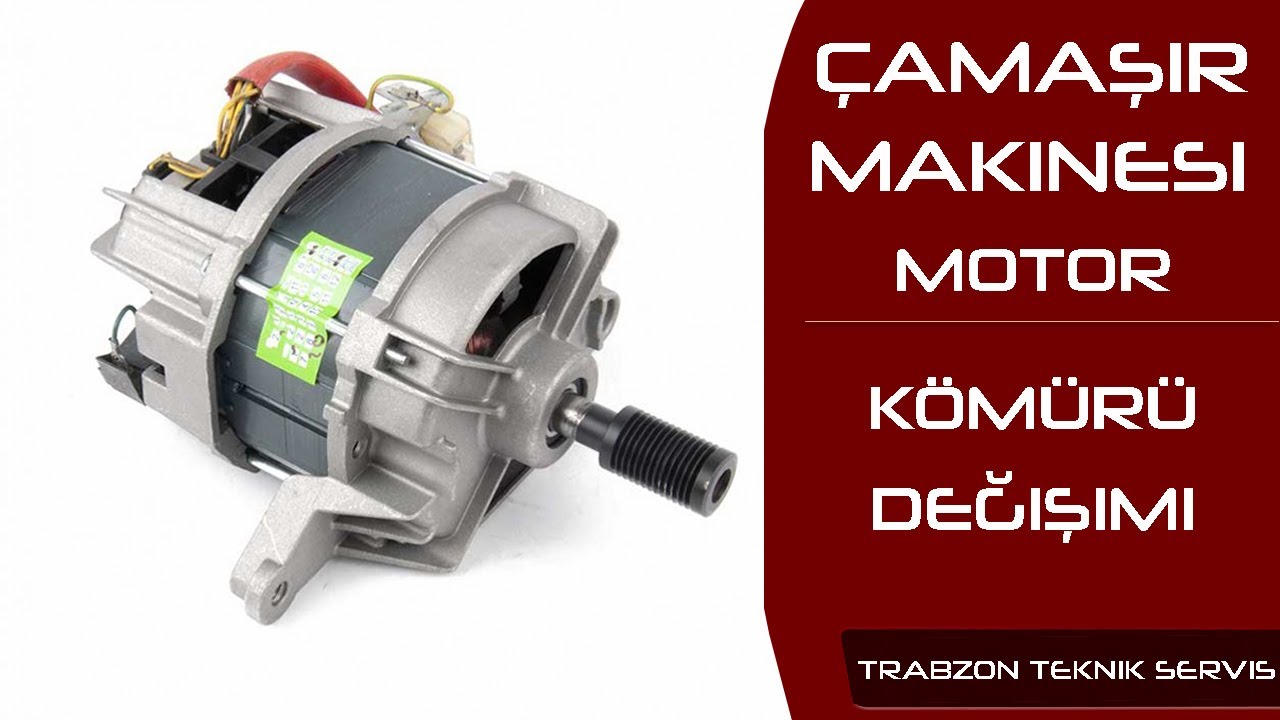 Çamaşır Makinesinin Motoru Dönmüyor - Motor Kömürü Nasıl Değişir?
