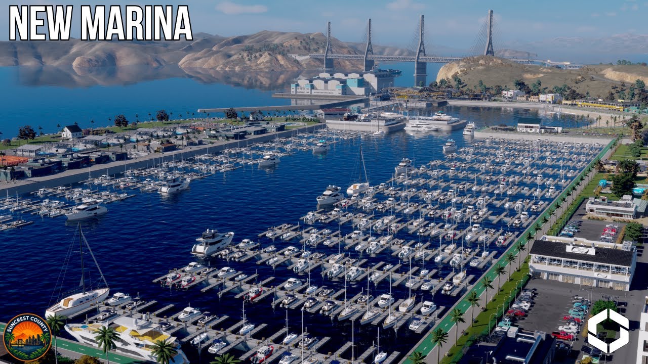 Transforming the Suncrest City Waterfront (Part 1) | Cities Skylines 2