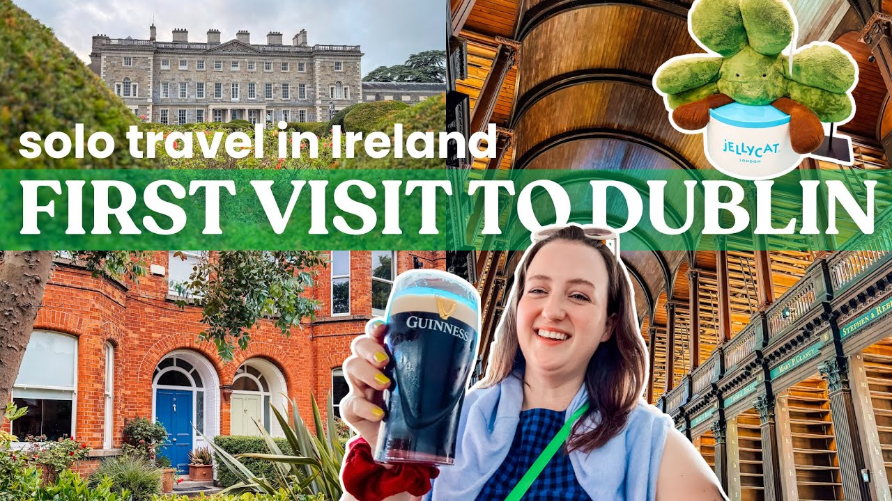 IRELAND SOLO TRAVEL VLOG - Dublin must-sees, the Wicklow Mountains, County Kildare + more! 🇮🇪✈️