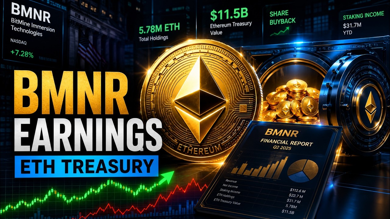 Bitmine (BMNR) шокировала инвесторов! Казначейство на 5,78 млн ETH и разбор финансовых результатов