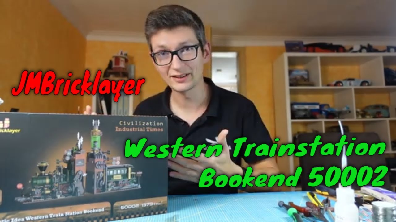 Unboxing JMBricklayer Western Train Station Bookend 50002