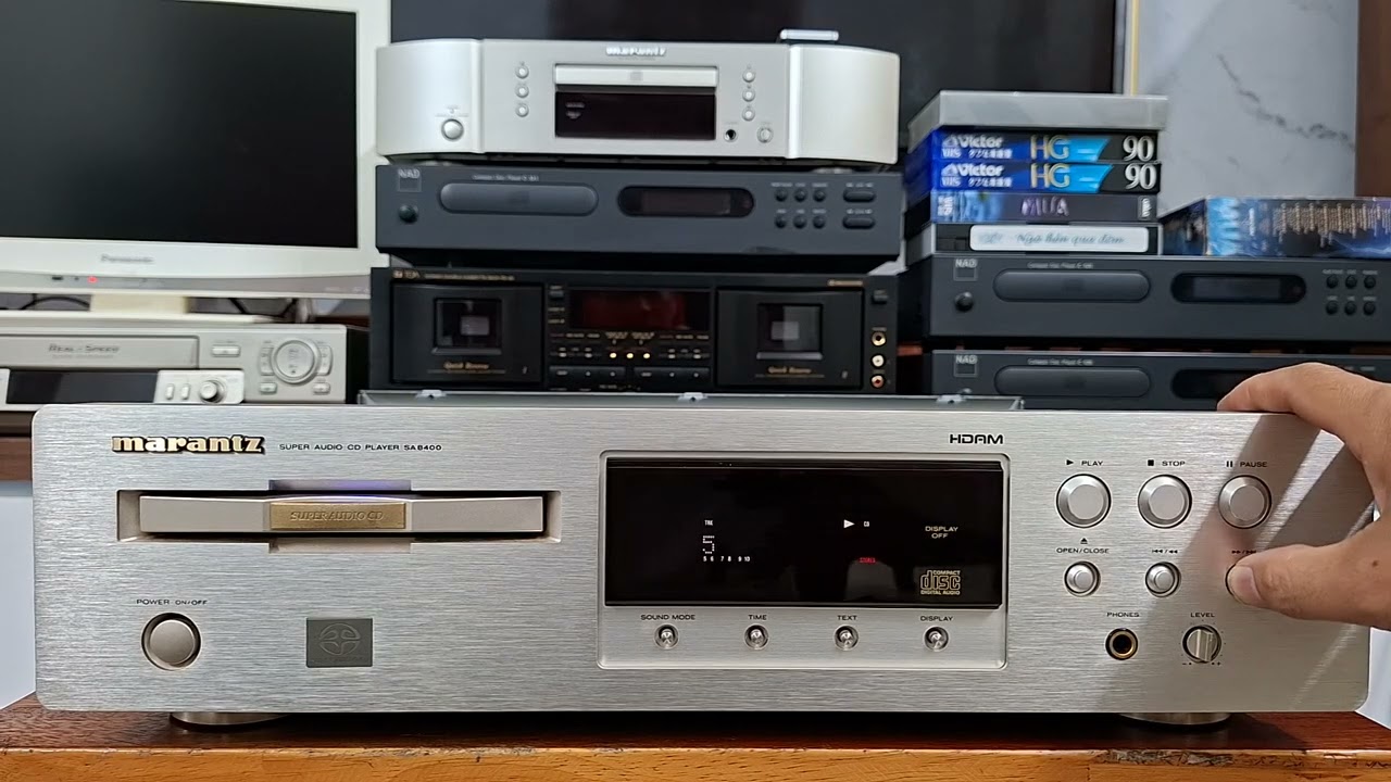 (Đã bán)Marantz SA8400 màu vàng chanh, xuất âm 24bit chất lượng, đọc CD, SACD📲0907223269🏡Hải Phòng