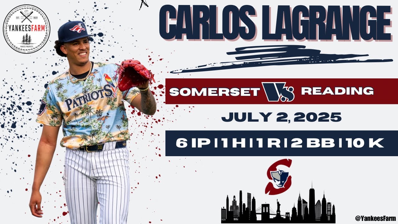 Carlos Lagrange Vs. Reading Phils 7/2/25