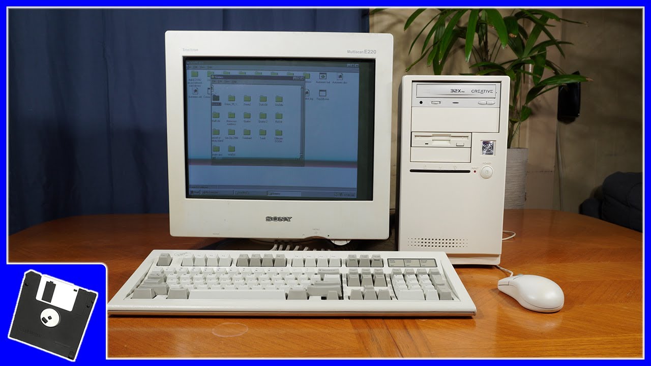 Swapping my Full AT Pentium MMX Computer into a Mini AT Tower!