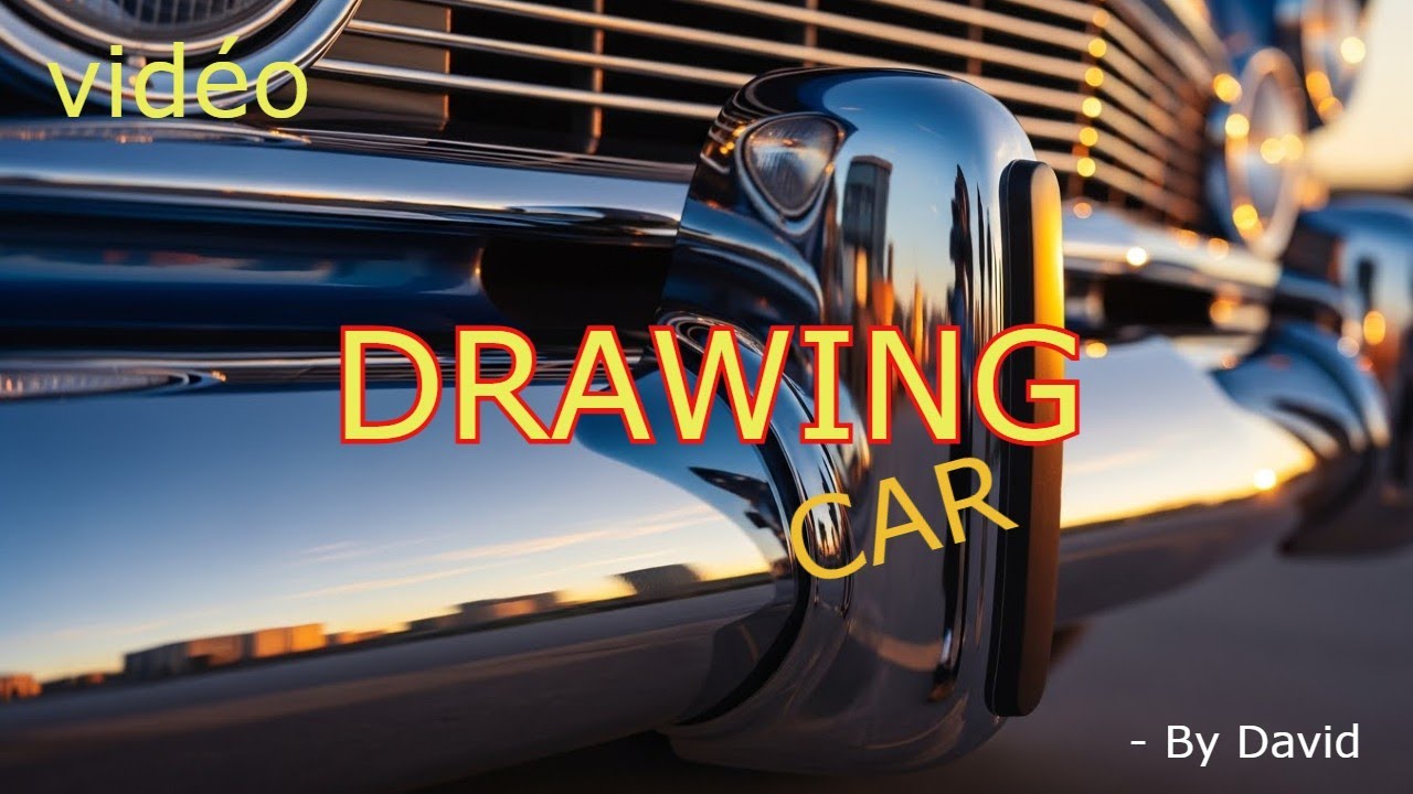 How To Draw a realistic Effects ? ( #porsche911 )  | #automobile #drawing #car