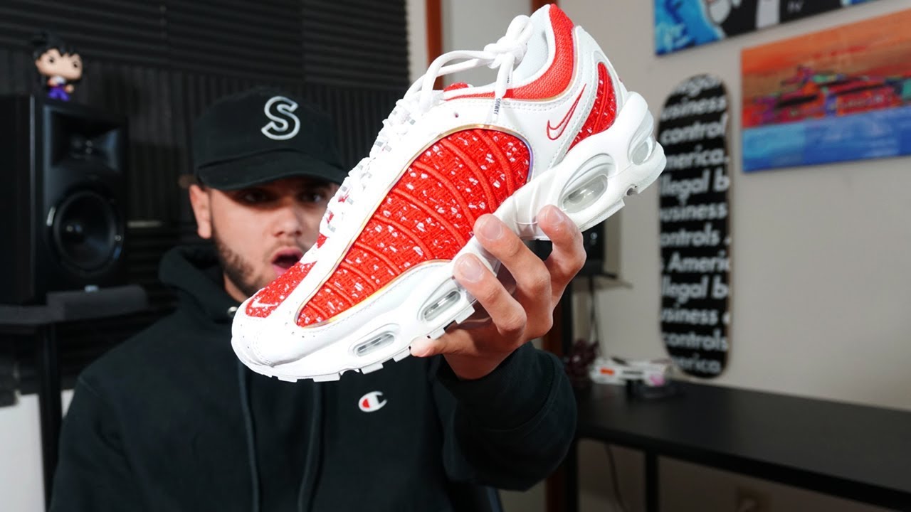 Supreme x Nike Air Max Tailwind 4 Unoxing | Review | On Feet
