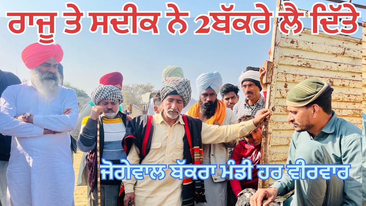 ਰਾਜੂ ਤੇ ਸਦੀਕ ਨੇ 2ਬੱਕਰੇ ਮਹਾਰਾਸਟਰ ਦੇ ਵਪਾਰੀ ਲੈ ਦਿੱਤੇ
