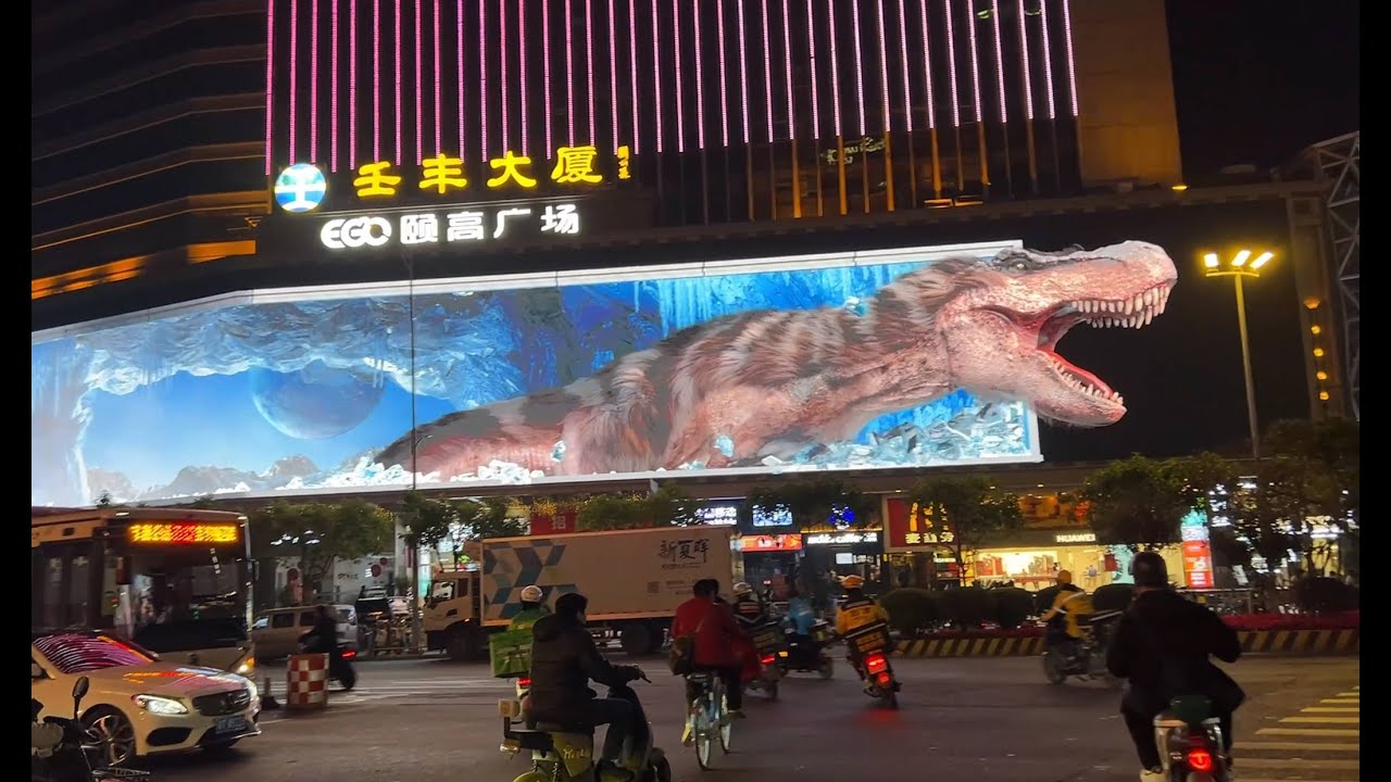 City Street Stroll-GuangZhou-Tianhe District-walking tour，China&rsquo;s urban corners.