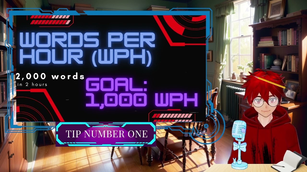 How to write FAST, up to 2,000 words a day! Part 1 - Track your WPH