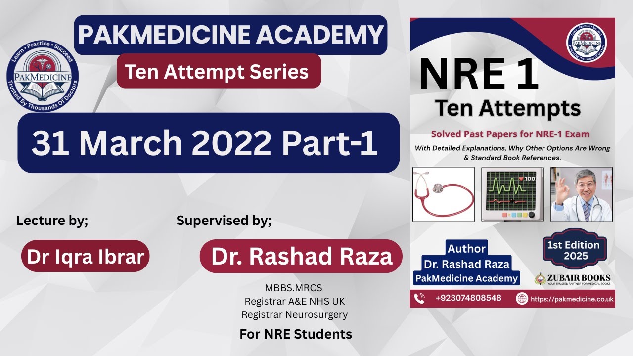 📘 NRE-1 Ten Attempts Book Lecture | 31 March 2022 Part-1