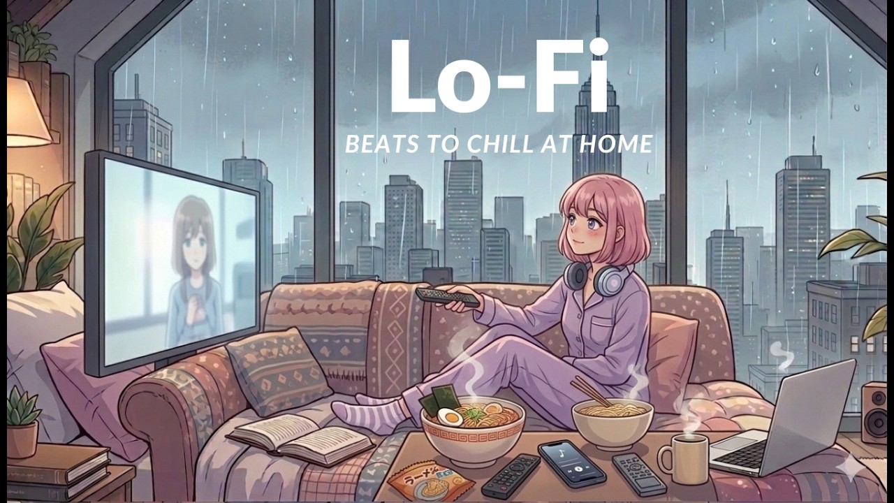 LOFI- Beats to Chill at Home - Rainy day mood