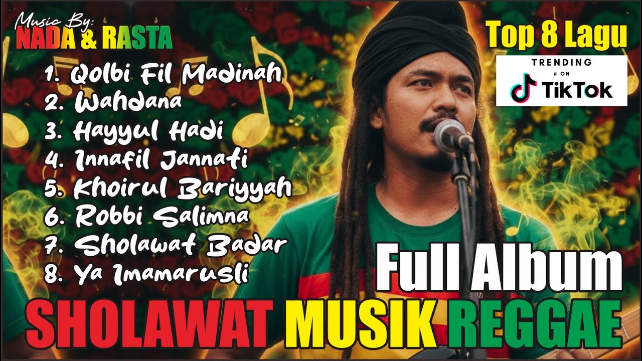 Sholawat Nabi Reggae Full Album Paling Dicari | Musik Religi Santai & Damai