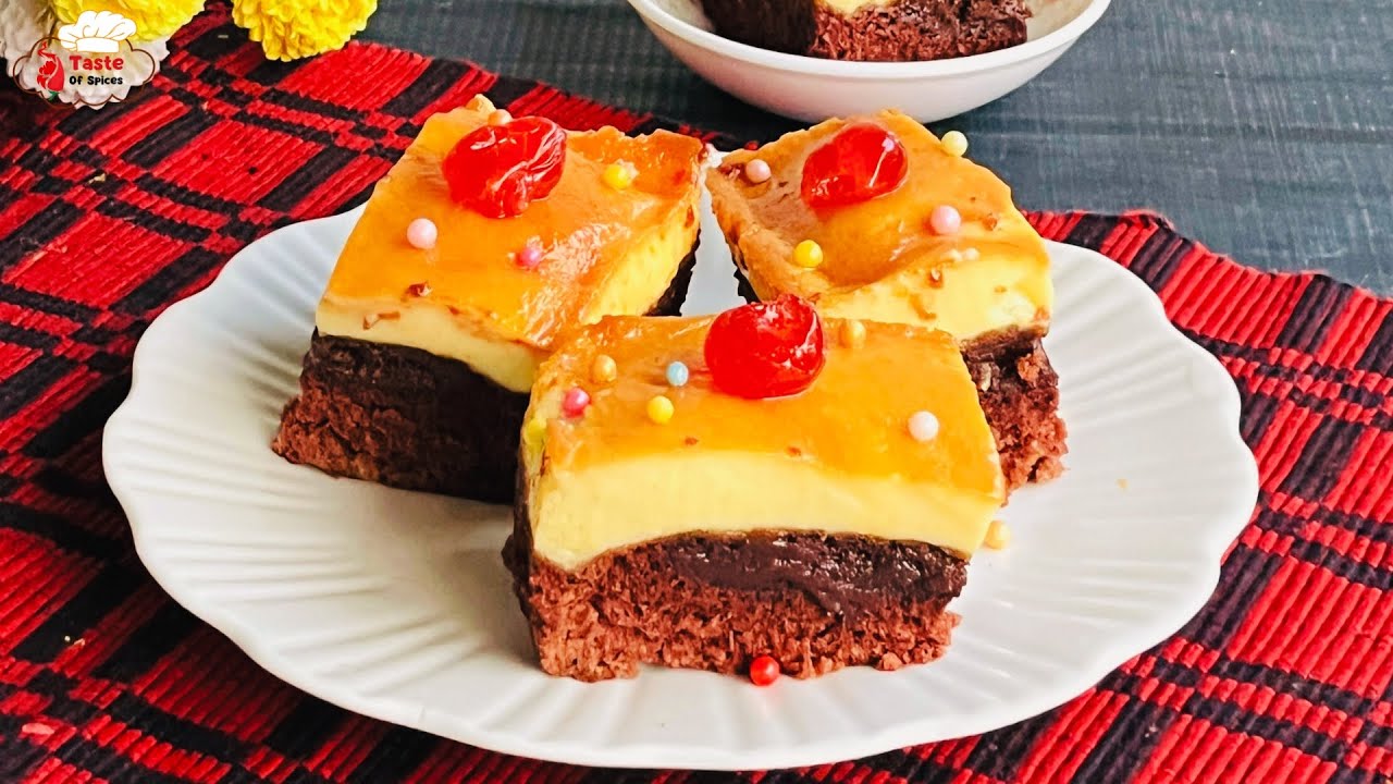 Chocoflan (Cake Pudding) | Magic Flan Cake with Fudgy Chocolate & Creamy Caramel Layers!