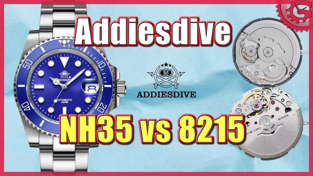 SEIKO NH35 vs MIYOTA 8215⚡ADDIESDIVE AD2503 