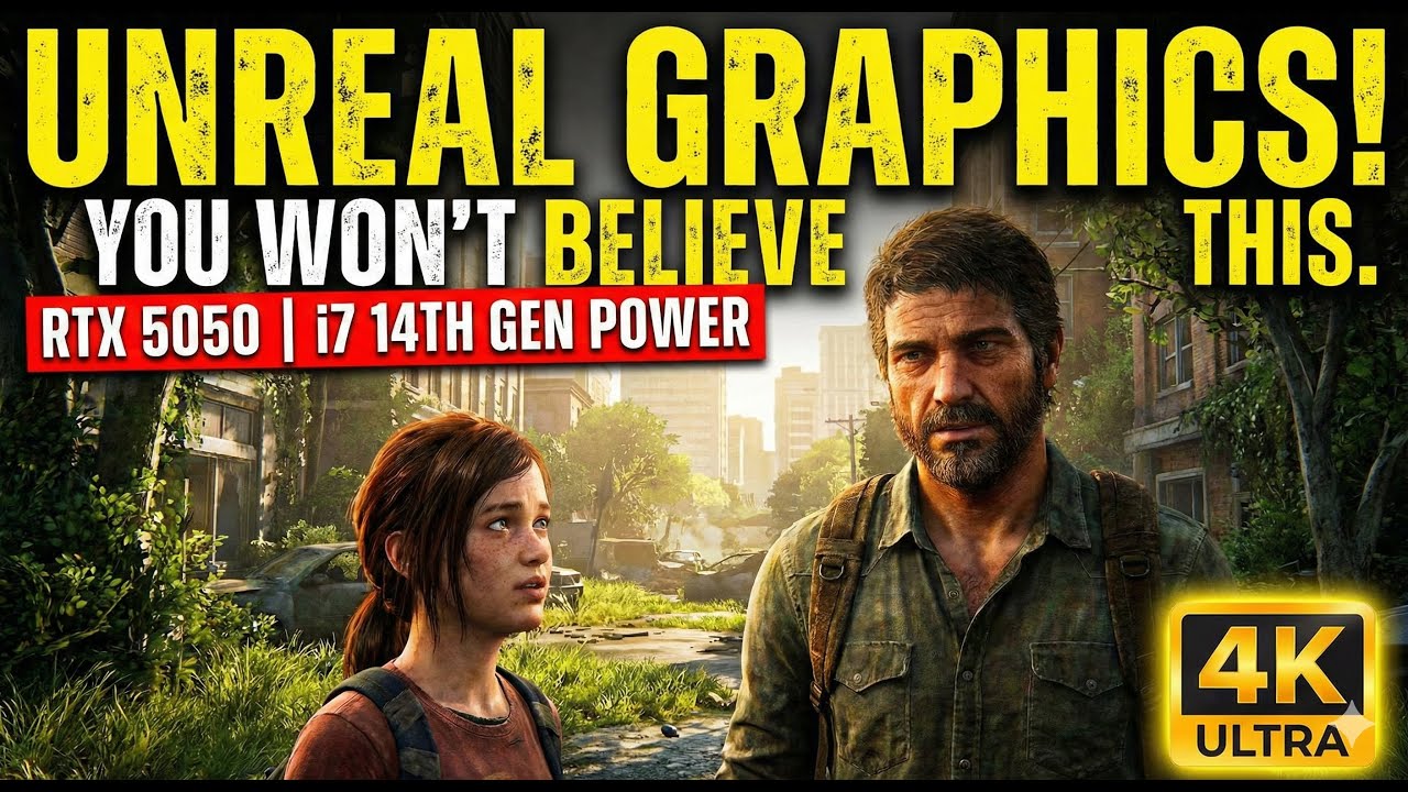The Last of Us Looks ILLEGAL on RTX 5050! 🤯 (Ultra Settings)