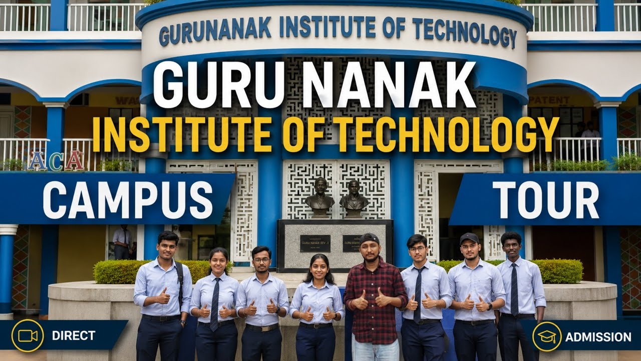 GNIT CAMPUS TOUR | GURUNANAK INSTITUTE OF TECHNOLOGY | GNIT KOLKATA REVIEW