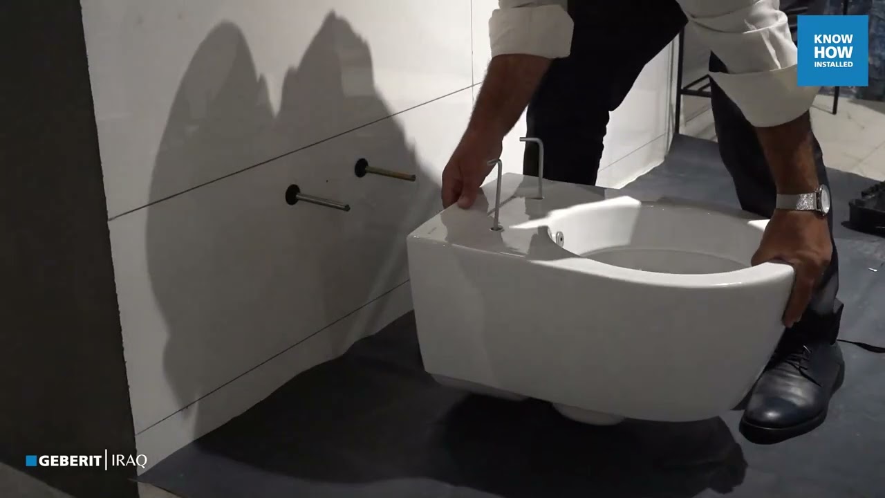 Geberit, Icon WC Installation - دانانی ئاودەست گێبەریت ئایکۆنی
