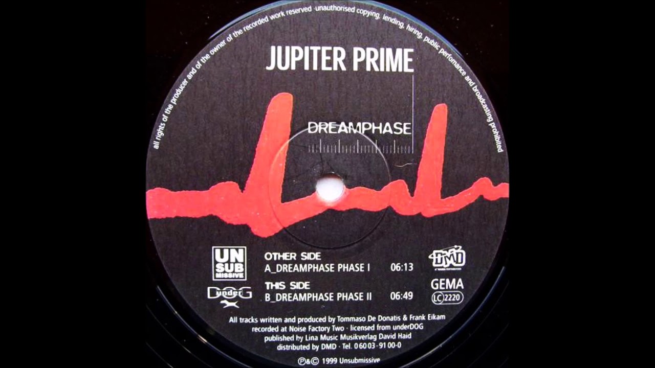 Jupiter Prime - Dreamphase (Phase II Mix) (1999)