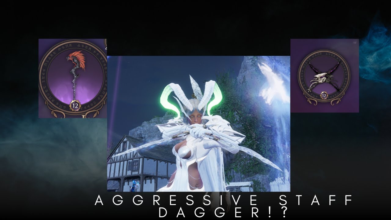 Throne and Liberty -REGRET (Staff Dagger) Rank 1 KILLS!