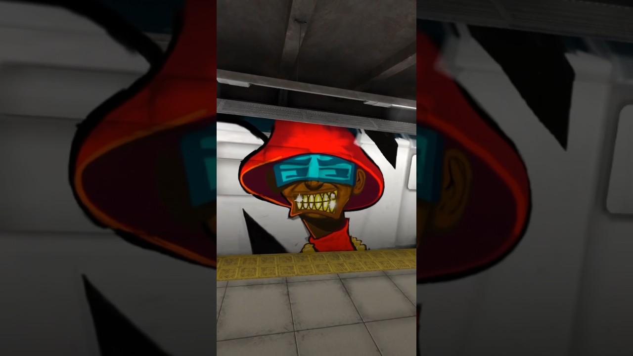 Painting in VR Kingspray Graffiti 2023 with Meta Quest 2 ! Everything is a self portrait. #graffiti